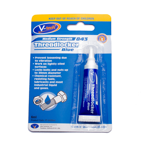 V-Tech VT-8436 น้ำยาล็อคเกลียว น้ำเงิน [USA] 6ML.