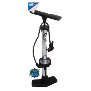 WIN ปั๊มสูบลมมือโครเมี่ยม มีเกจ์วัดลม H9501A